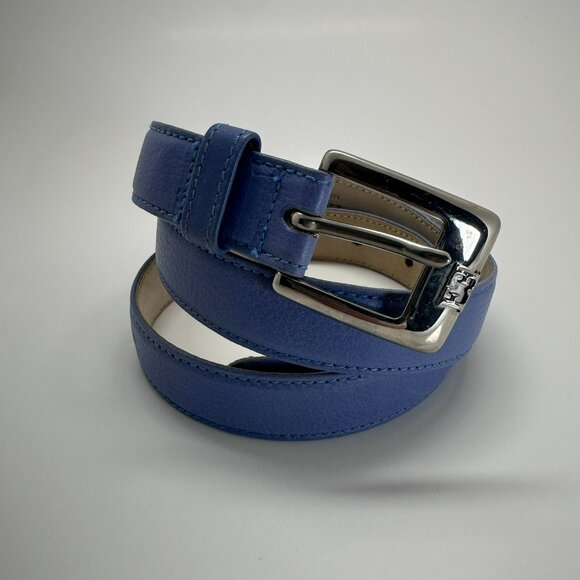 Escada Belt Purple Violet Made in Italy 38.5" - Picture 1 of 3